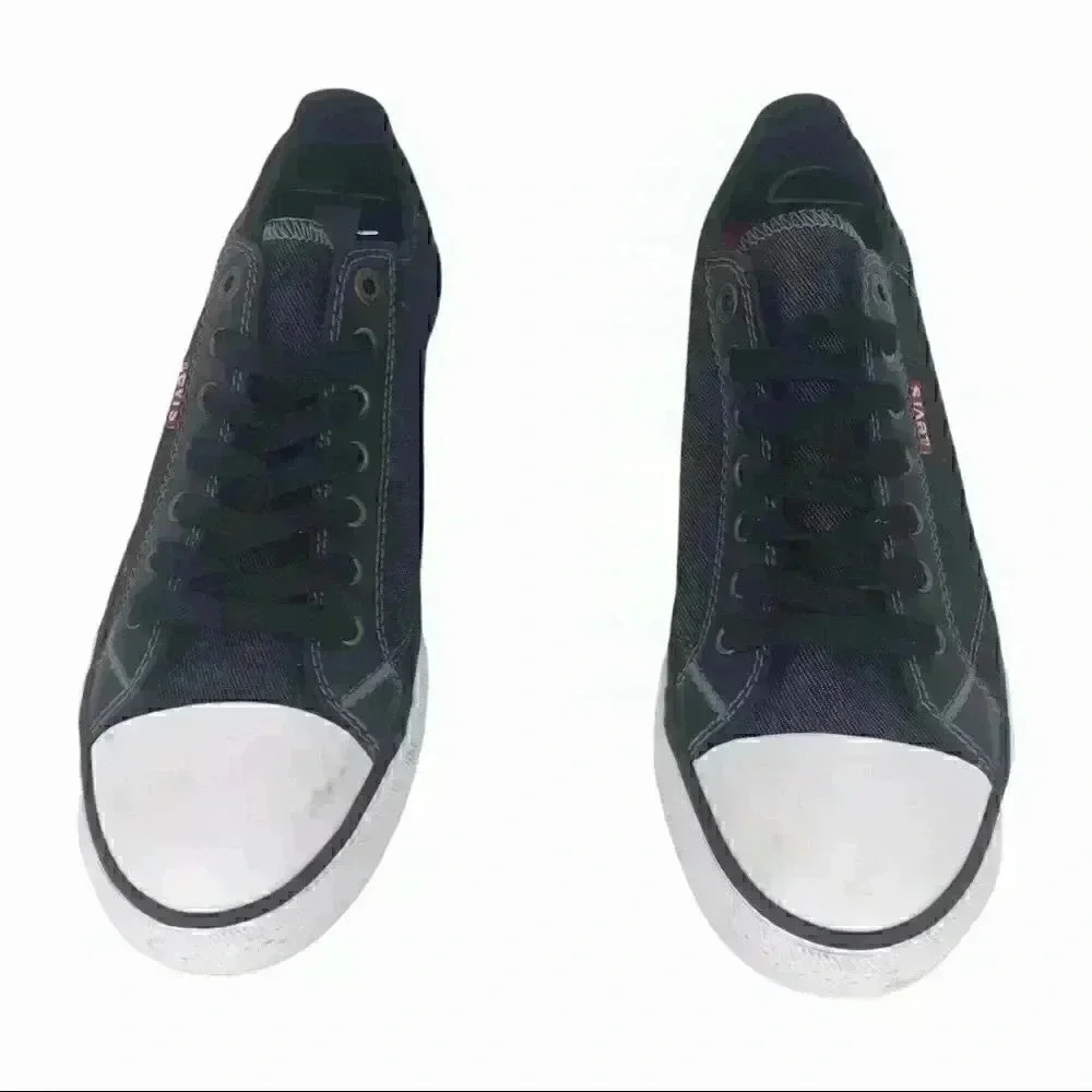 Levi’s Stan Buck C Men’s Sneakers Size 8 Black Denim Retro Comfort Casual